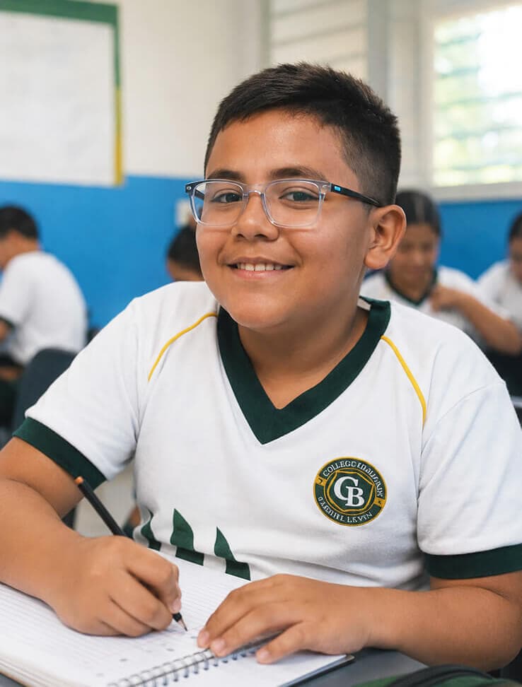 Niño de primaria en Colegio Bambinos Mazatlán